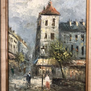European Street Scene by Caroline C. Burnett 