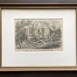 Hudson River Institute Etching by Etching-Unknown artist