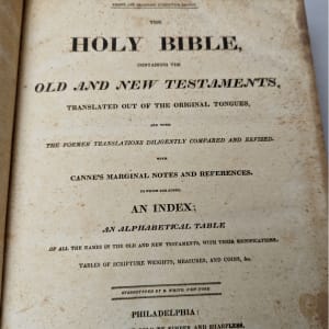 1823 Bible-Kimber & Sharpless, Philadelphia by Bible