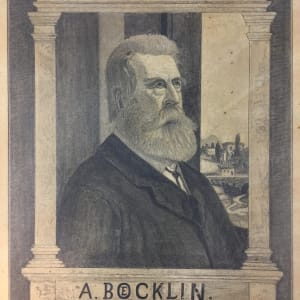 Portrait of Arnold Boecklin by Gust Griefser 