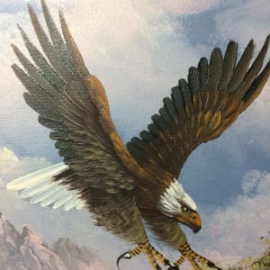 Eagle in Persuit by W. Amadio 