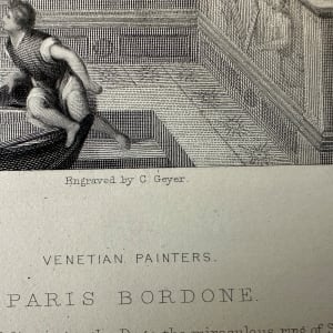 London, Virtue & Co. Framed Antique Etching 1 pair 