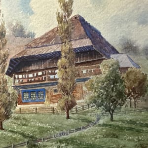 Alpine Villa by H Romberg 