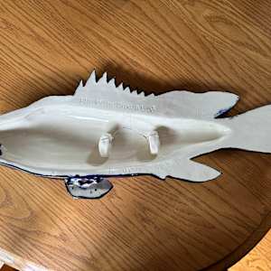 Black Sea Bass Ceramic by Caroline & Lauren Grainger 