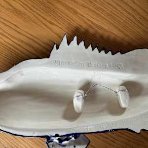 Black Sea Bass Ceramic by Caroline & Lauren Grainger 