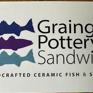 Black Sea Bass Ceramic by Caroline & Lauren Grainger 