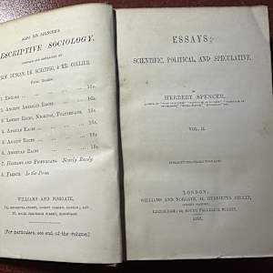 Essays: Scientific, Political, and Speculative Vol. 2 1868 