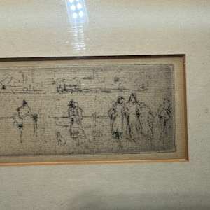 A Sketch of the Embankment by James Abbott McNeill Whistler 