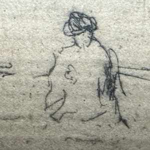 A Sketch of the Embankment by James Abbott McNeill Whistler 