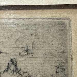 A Sketch of the Embankment by James Abbott McNeill Whistler 