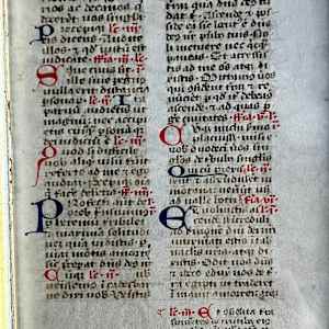 Medieval Illuminated Manuscript 