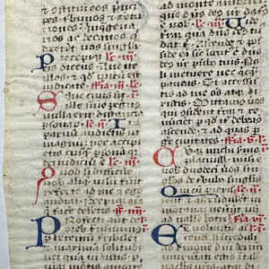 Medieval Illuminated Manuscript 