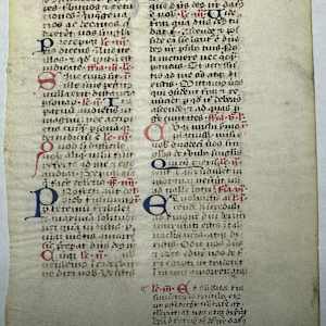 Medieval Illuminated Manuscript 