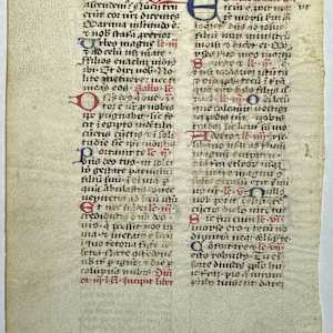 Medieval Illuminated Manuscript 