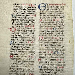 Medieval Illuminated Manuscript 