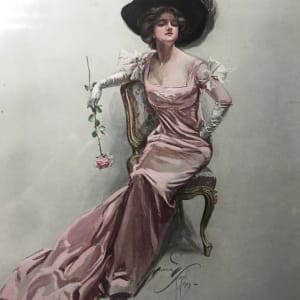 Roses 1909 by Harrison Fisher 
