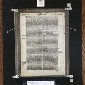 1537 Matthew-Tyndale 1st Ed Bible Bathsehba woodcut by Bible 