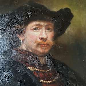 Rembrandt (after) Self Portrait by Jessica Henry, Image 5.