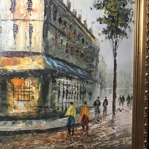 Impressionist European Street Scene by Unknown 