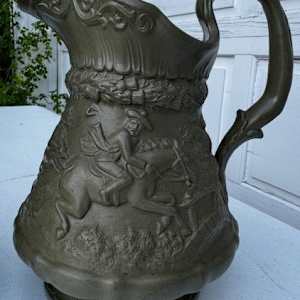 'Tam O'Shanter' relief-moulded stoneware jug by William Ridgeway & Co.