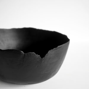 Thin black bowl, Image 2.