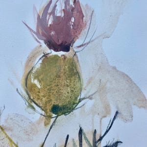 thistle from the meadow by Christen Yates 
