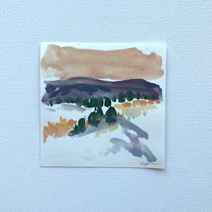 Winter landscape study by Christen Yates, Image 3.