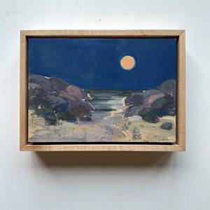 The moon and the sea II by Christen Yates, Image 1.