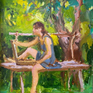 Plein Air Painter by Unknown