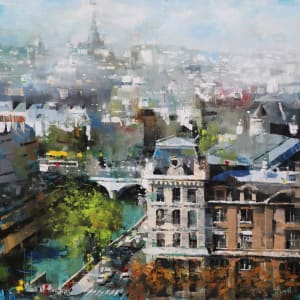 Paris Distant Haze by Mark Lague