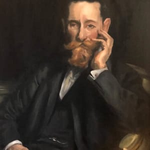 Master Copy of Sargent Painting of Mr. Pulitzer by Vanessa Rothe 