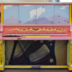Kimball Junction Transit Center Art Piano by Kylie Millward 