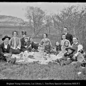 [Family Picnic in Coalville Park] by George Beard