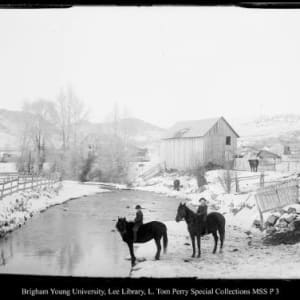 [Coalville Farm Scene in Winter] by George Beard
