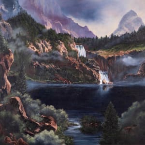 Two Waterfalls by Jenny Madsen Adams
