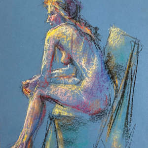 Figure in Blue by Darlene Bigus-Doheny