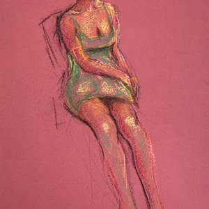Figure in Green Dress by Darlene Bigus-Doheny