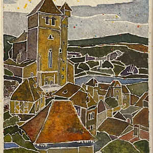 St Cirq La Popie-Upper by Elena Lawrence