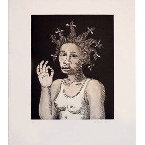 Girl with the Pearly Earring by Alison Saar