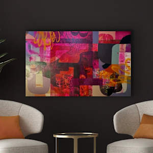 A Road  Through Back home With Pink by Liz Murphy 