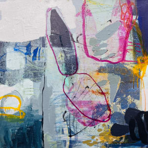 'Moving Away From the Blues' 1&2 by Liz Murphy  Image: 'Raindrops on my Lashes' 