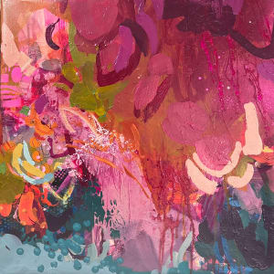 Floating On Clouds Of Pink by Liz Murphy