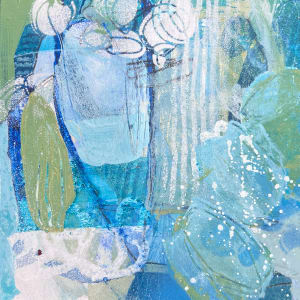 Blue Trophies 1,2,3 by Liz Murphy 