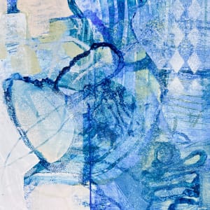 Blue Trophies 1,2,3 by Liz Murphy 