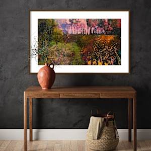 Sunset Through The Trees by Liz Murphy 