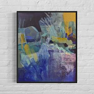 Golden Light Over Blue by Liz Murphy 