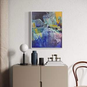 Golden Light Over Blue by Liz Murphy 