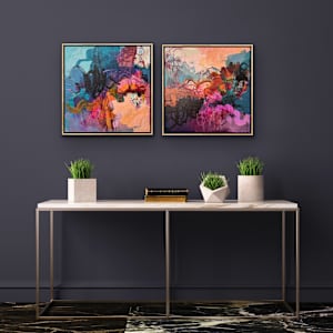 Riding Pink Waves 1 by Liz Murphy 