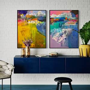 Mountains Of Summer Sunshine by Liz Murphy 