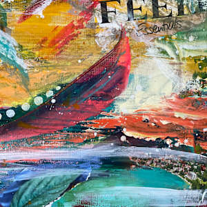 „Kissed by Feelings“ by Ana | Abstract | Art 